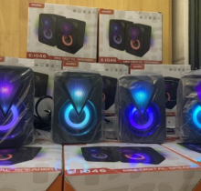 Loa Mini có dây 2.0 LeerFei E-1046 | Led 7 Màu