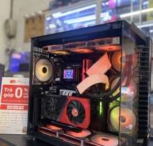 BỘ PC BLACK DỰNG VGA CHIẾN GAME (B660/I5 12400F/ RAM 8X2/M.2 500GB/650W/3060TI CLF 8GB/DỰNG VGA/MIK 07)