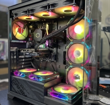 BỘ PC BLACK 2 MÀN HÌNH (H610/ I5 12400F/ 16GB/M.2 256GB/1660TI 6GB/ 650W / INFINITY 180HZ /INFNITY 100HZ)