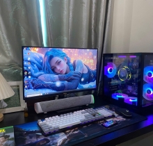 BỘ PC  màn hình/ i5 10400f/16gb/ case bể cá