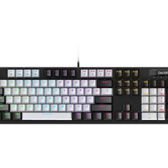 Bàn Phím Cơ Dareu EK1280X | Black Grey, Blue Switch, Multi Led, 104 Phím