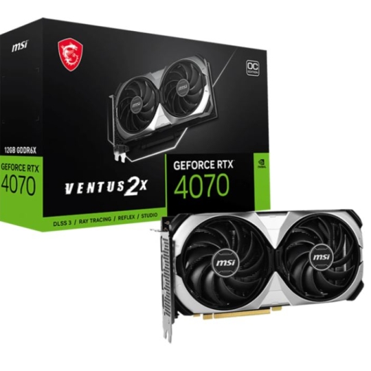 Card Màn Hình MSI GeForce RTX 4070 VENTUS 2X E 12G OC