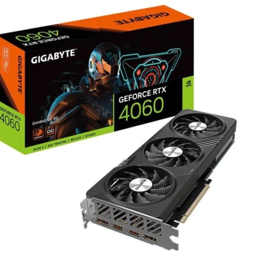 Card màn hình VGA GIGABYTE GeForce RTX­­ 4060 GAMING OC 8GB (GV-N4060GAMING OC-8GD