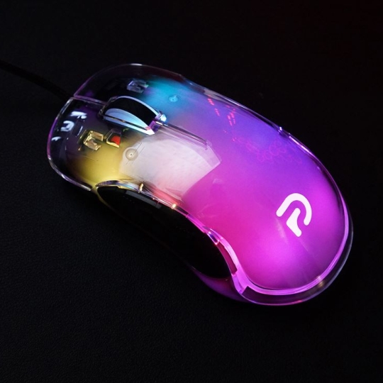Chuột Gaming Có Dây G702 CRYSTAL Led RGB