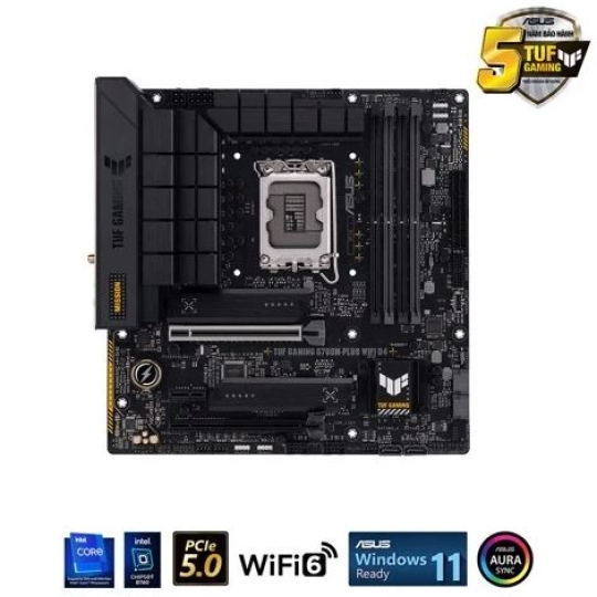 Bo mạch chủ ASUS TUF GAMING B760M-PLUS WIFI DDR4