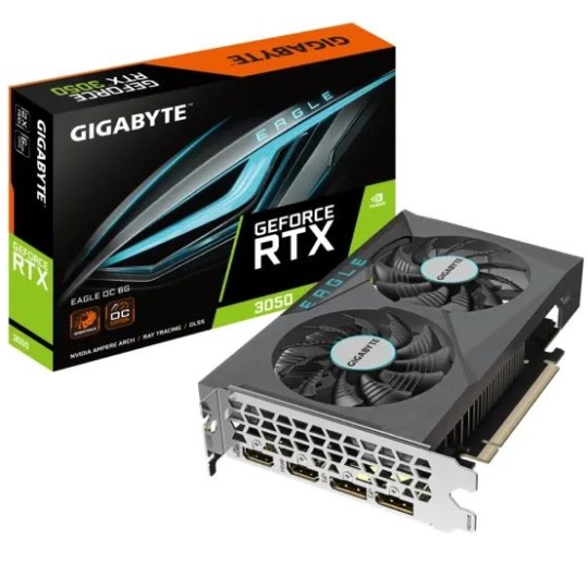 VGA Gigabyte GeForce RTX 3050 EAGLE OC 6G