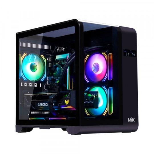 Vỏ Case MIK BARBATOS M BLACK (M-ATX)/WHITE