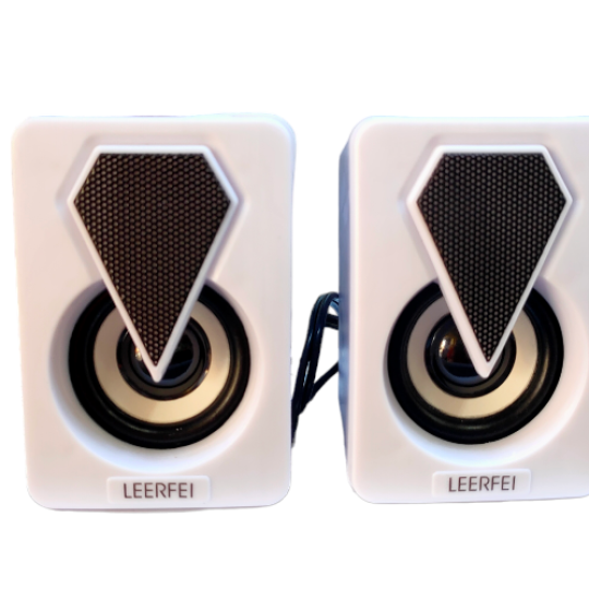 Loa Mini có dây 2.0 LeerFei E-1046 | Led 7 Màu