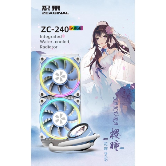 Tản Nhiệt Nước Yeston Zeaginal Sakura 240 ARGB