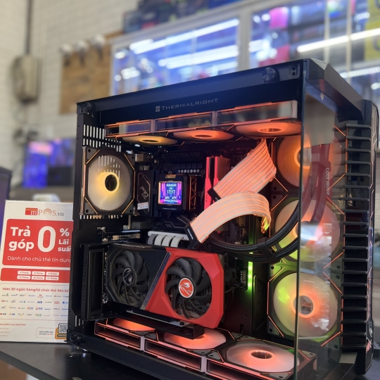 BỘ PC BLACK DỰNG VGA CHIẾN GAME (B660/I5 12400F/ RAM 8X2/M.2 500GB/650W/3060TI CLF 8GB/DỰNG VGA/MIK 07)