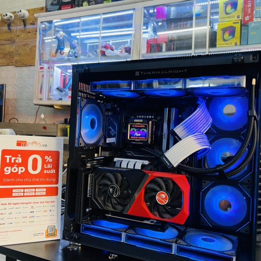 BỘ PC BLACK DỰNG VGA CHIẾN GAME (B660/I5 12400F/ RAM 8X2/M.2 500GB/650W/3060TI CLF 8GB/DỰNG VGA/MIK 07)