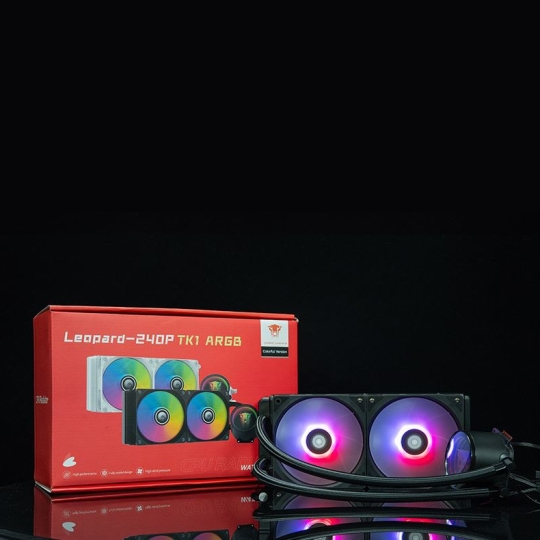 Tản nhiệt nước Leopard TK1 240 Black | ARGB, Đen