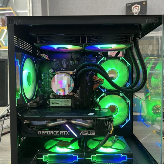 BỘ PC BỂ CÁ CHIẾN GAME FPS (B560/I5 11400F/16GB/M.2 256GB/RTX2060 6GB ASUS/X650W/MSI 27 CONG 170HZ)