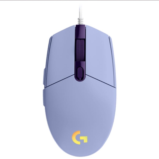 Chuột Logitech G203 LightSync Lilac