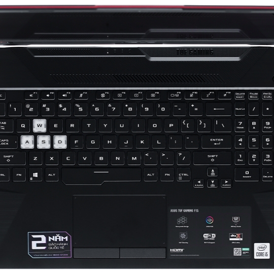 LAPTOP ASUS TUF GAMING FX506LH I5 10300H/8GB/512GB/144HZ/4GB GTX1650/WIN10