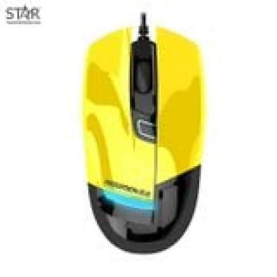Chuột Newmen G10+ Wired LED (Vàng-Đen)