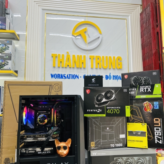 BỘ PC CHUYÊN  XUẤT HÌNH NHIỀU MÀN HÌNH LED TRÊN 100INCH (Z790/I9 14900K/ 16GB X2/ M.2 2TB /1000W/RTX4070 12GB MSI/RTX3050 8GB MSI )
