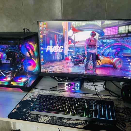 BỘ PC BỂ CÁ CHIẾN GAME FPS (B560/I5 11400F/16GB/M.2 256GB/RTX2060 6GB ASUS/X650W/MSI 27 CONG 170HZ)