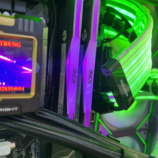 BỘ PC BLACK DỰNG VGA CHIẾN GAME (B660/I5 12400F/ RAM 8X2/M.2 500GB/650W/3060TI CLF 8GB/DỰNG VGA/MIK 07)