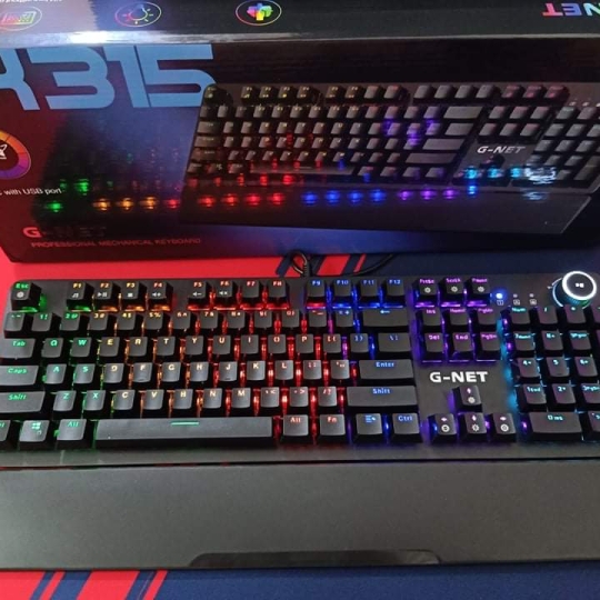 BÀN PHÍM CƠ QUANG GNET GK315 LED RGB