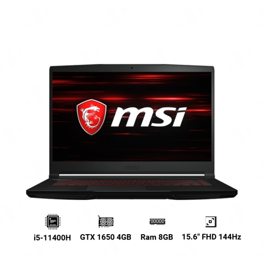 LAPTOP MSI GF63 THIN 11SC-664VN (I5-11400H/15,6 RAM 8GB/512GB SSD/GTX1650/144HZ