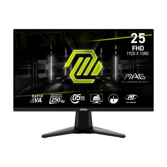 Màn hình Gaming MSI MAG 255XFV | 24.5 inch, Full HD, VA, 250Hz, 0.5ms